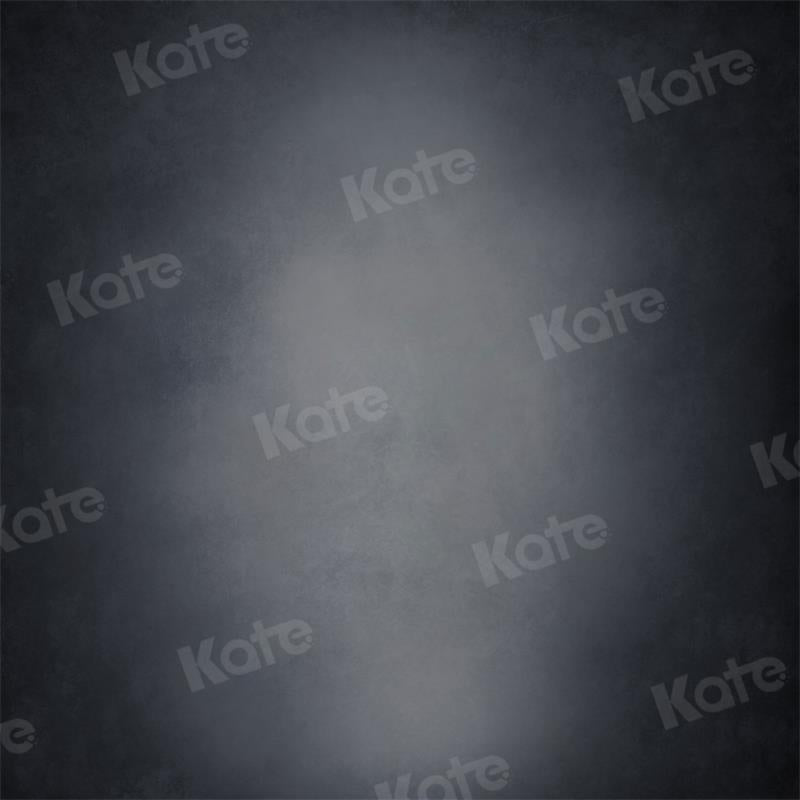 Kate Abstrait Noir Gris foncé Portrait Toile de fond pour la photographie - Kate Backdrop FR