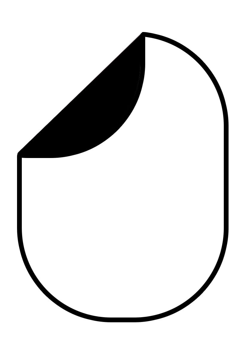 Katebackdrop£ºKate Solid White/Black Solid Collapsible Backdrop Photography 5X6.5ft(1.5x2m)
