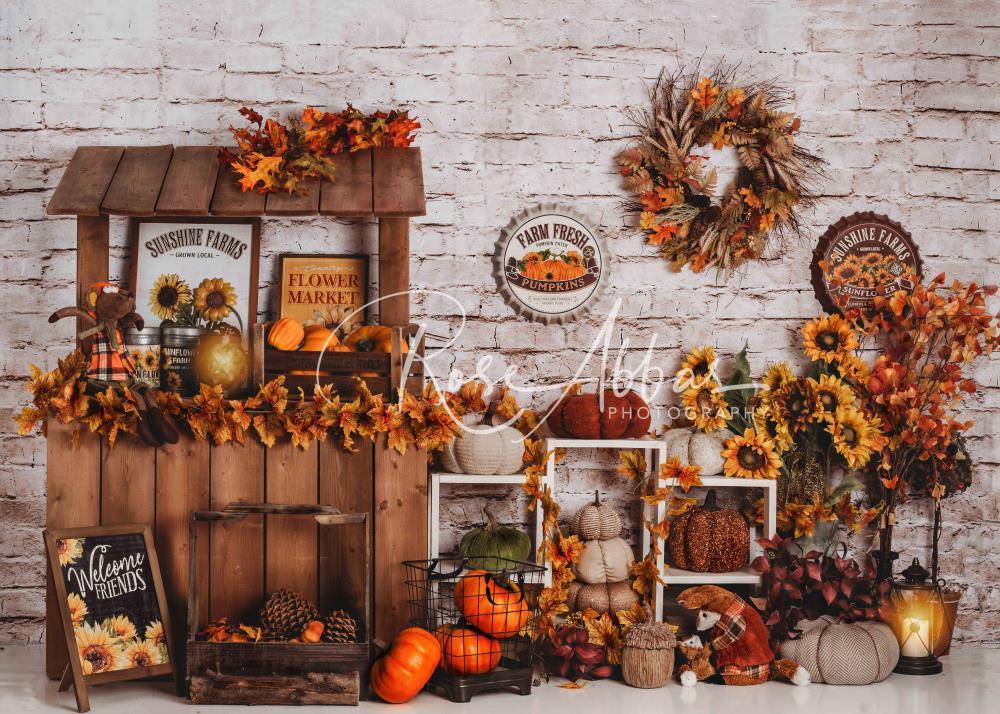 Kate Halloween Marché Automne Toile de fond conçue par Rose Abbas - Kate Backdrop FR