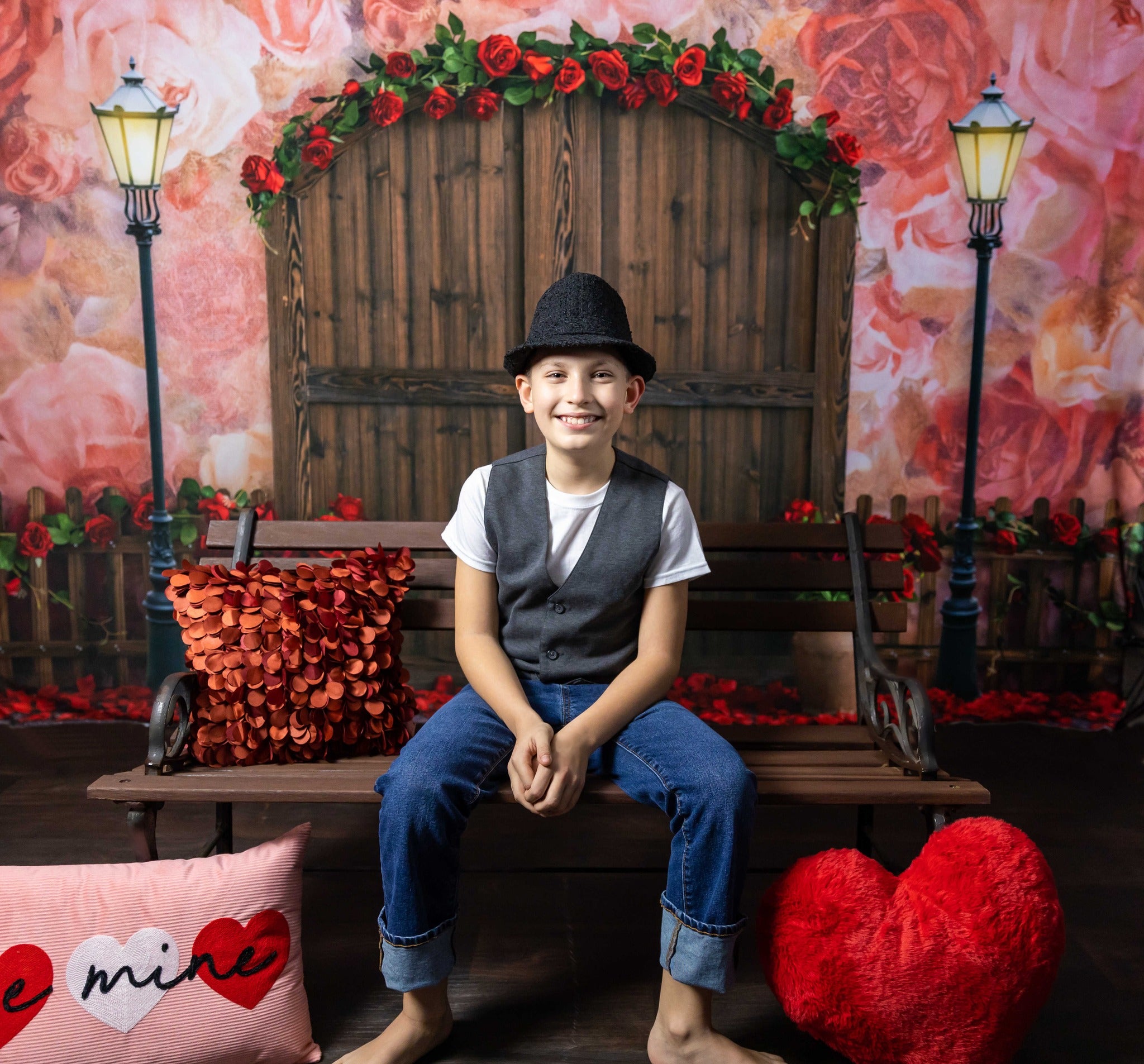 Kate Jardin de roses Saint-Valentin Porte Toile de fond conçu par Emetselch - Kate Backdrop FR