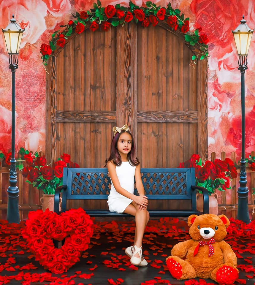 Kate Jardin de roses Saint-Valentin Porte Toile de fond conçu par Emetselch - Kate Backdrop FR