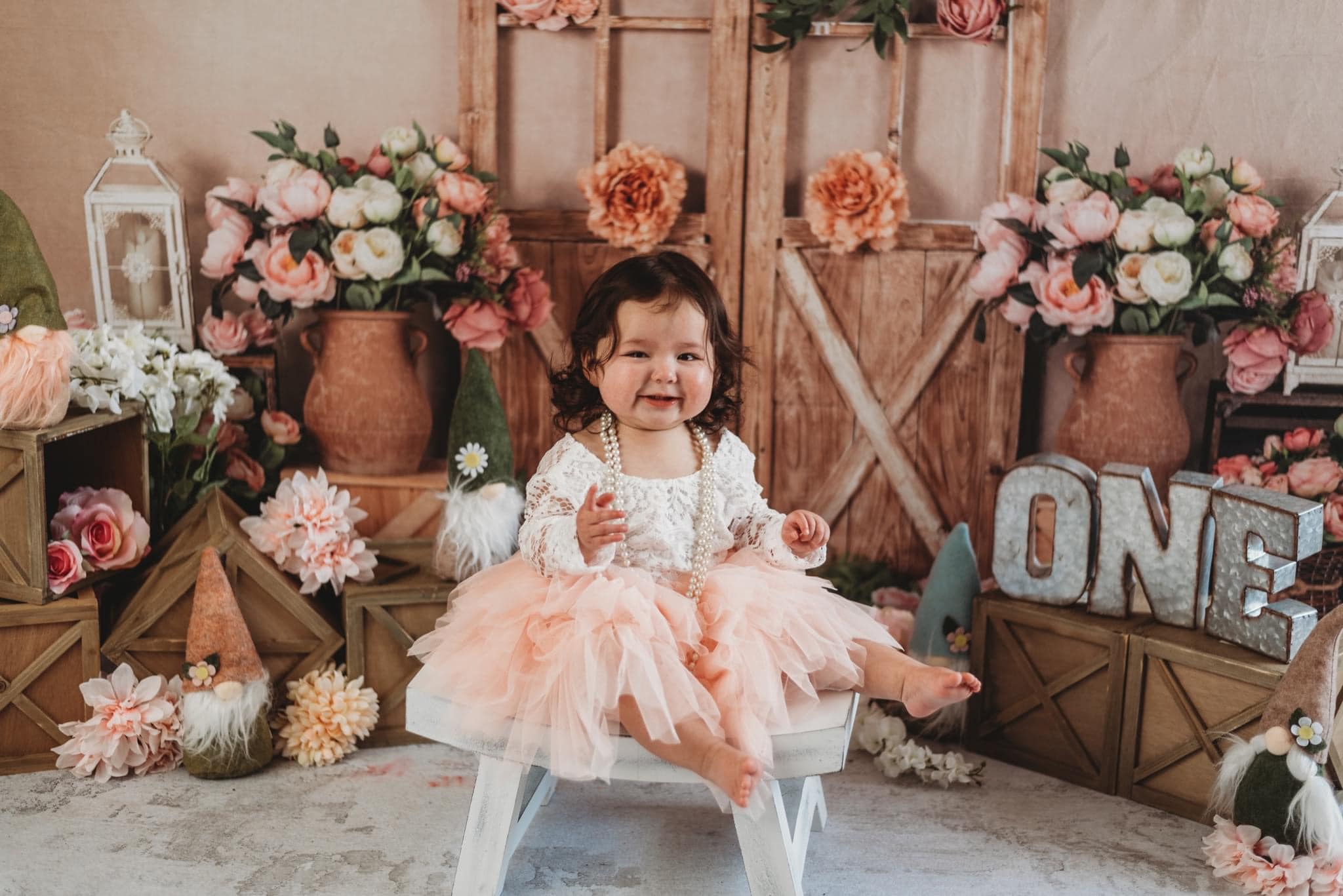 Kate Fleurs Rose Anniversaire Printemps Toile de fond conçue par Emetselch - Kate Backdrop FR