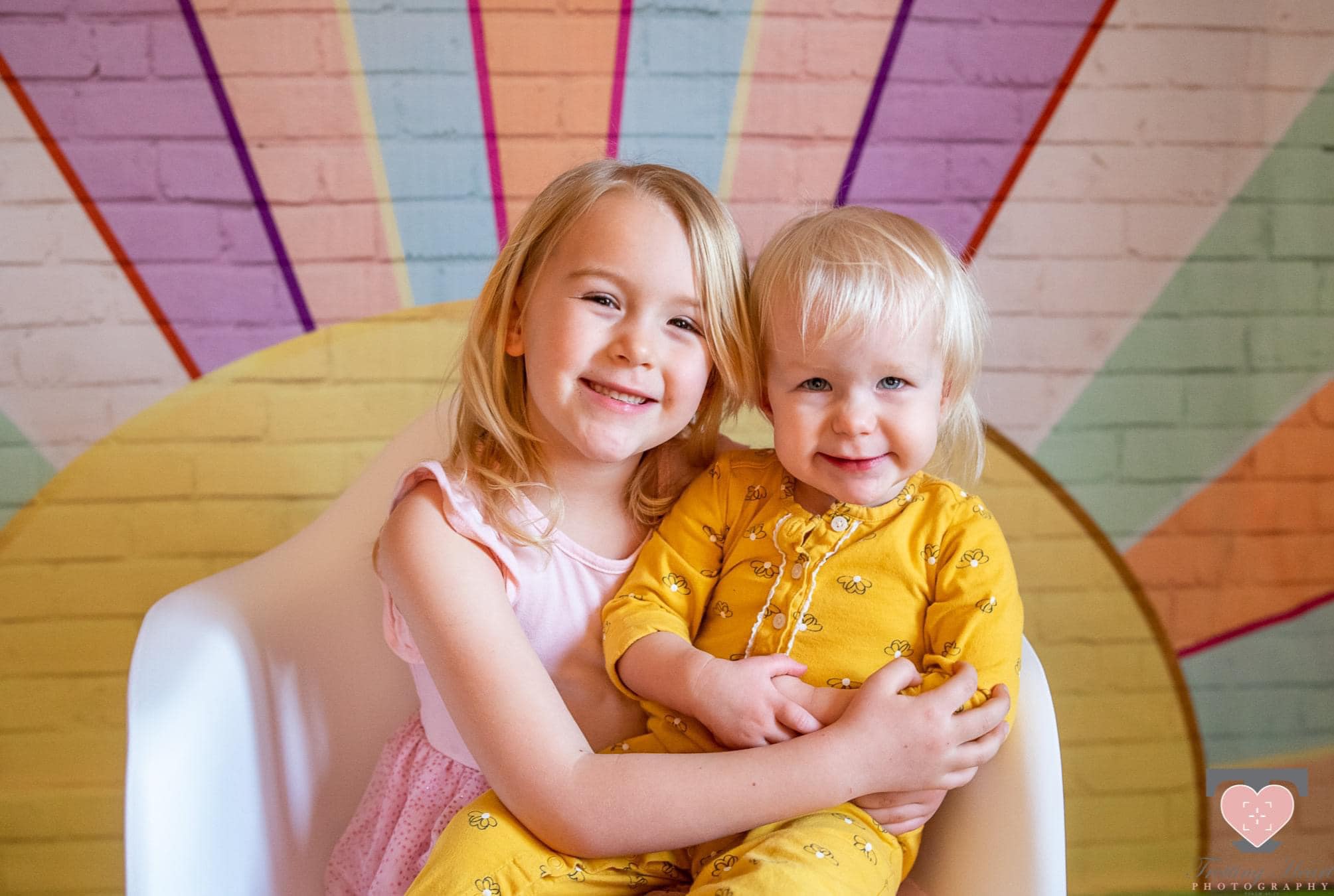 Kate Mur Coloré Soleil Arc-en-ciel Toile de fond conçue par Mandy Ringe - Kate Backdrop FR