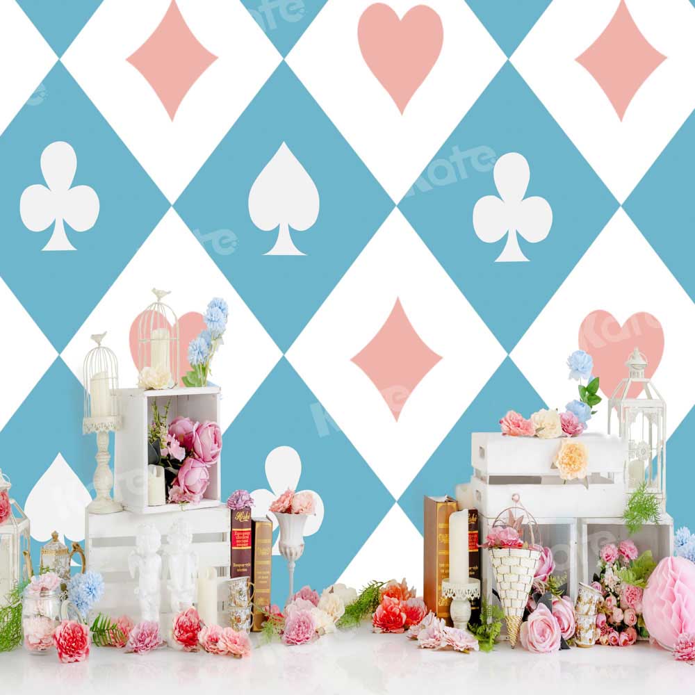 Kate Carte à jouer Fleur Printemps Toile de fond conçu par Emetselch - Kate Backdrop FR