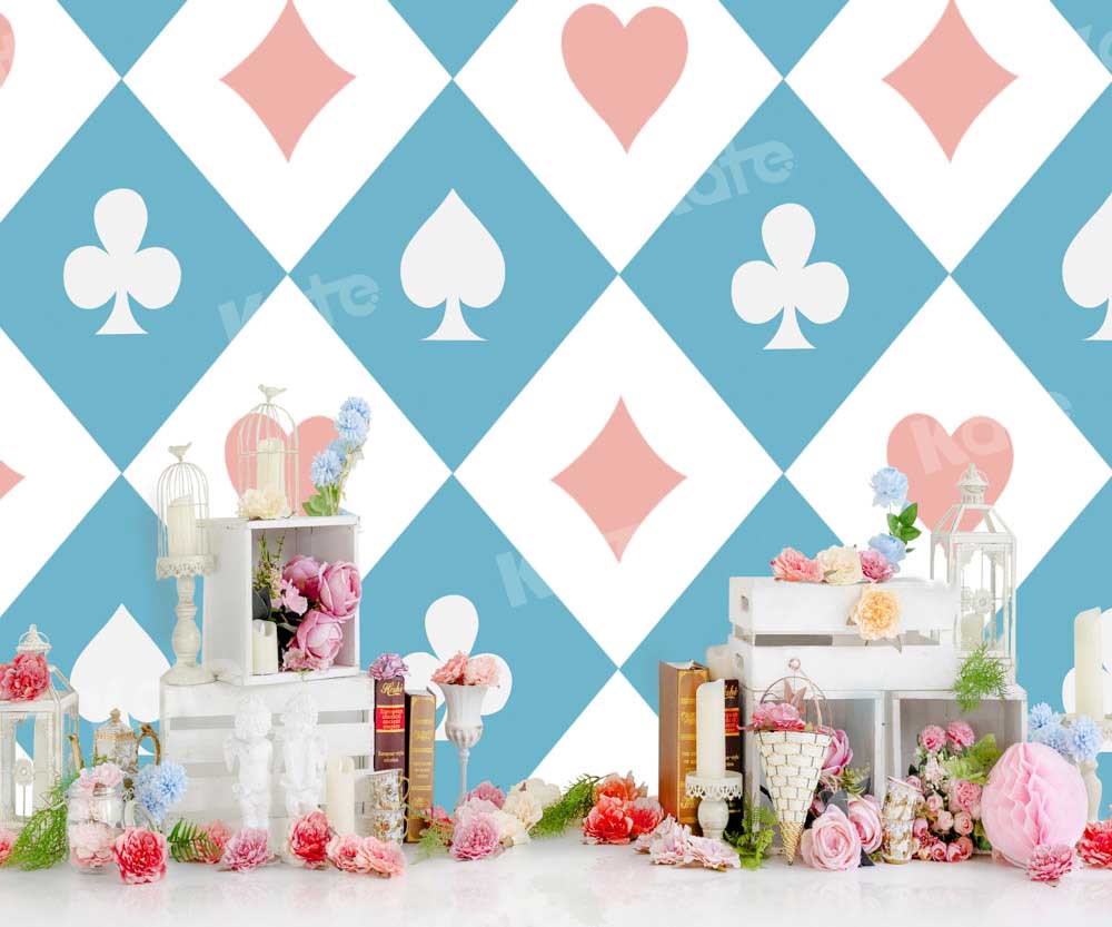 Kate Carte à jouer Fleur Printemps Toile de fond conçu par Emetselch - Kate Backdrop FR