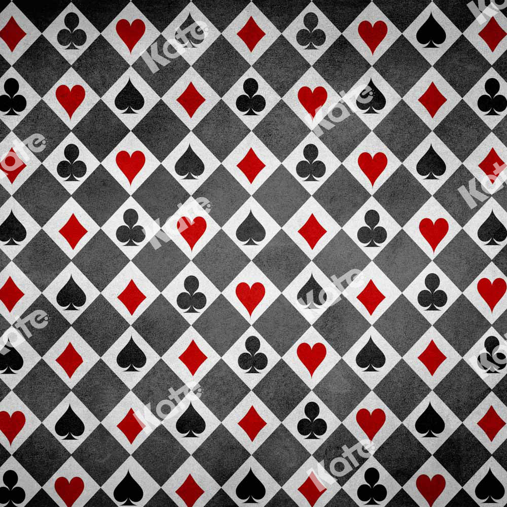 Kate Toile de fond de jeu de poker magique conçue par Kate Image - Kate Backdrop FR