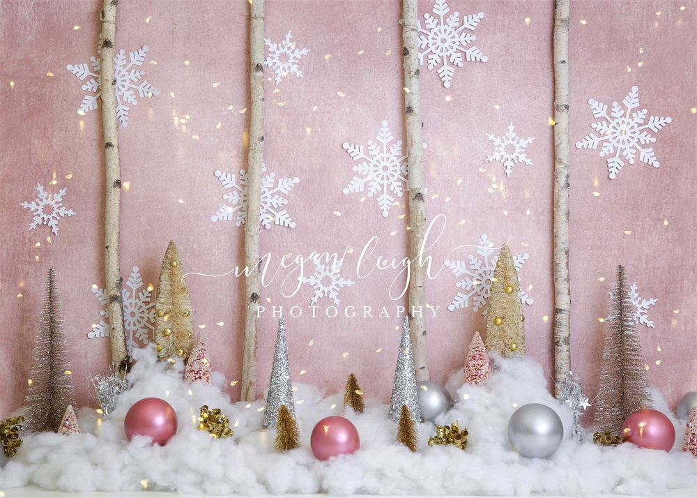 Kate Pays des merveilles Hiver Décors Toile de fond conçue par Megan Leigh - Kate Backdrop FR