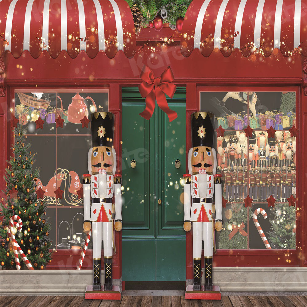 Kate Magasin de Noël Soldat Jouets Casse-Noisette Toile de Fond pour la Photographie - Kate Backdrop FR