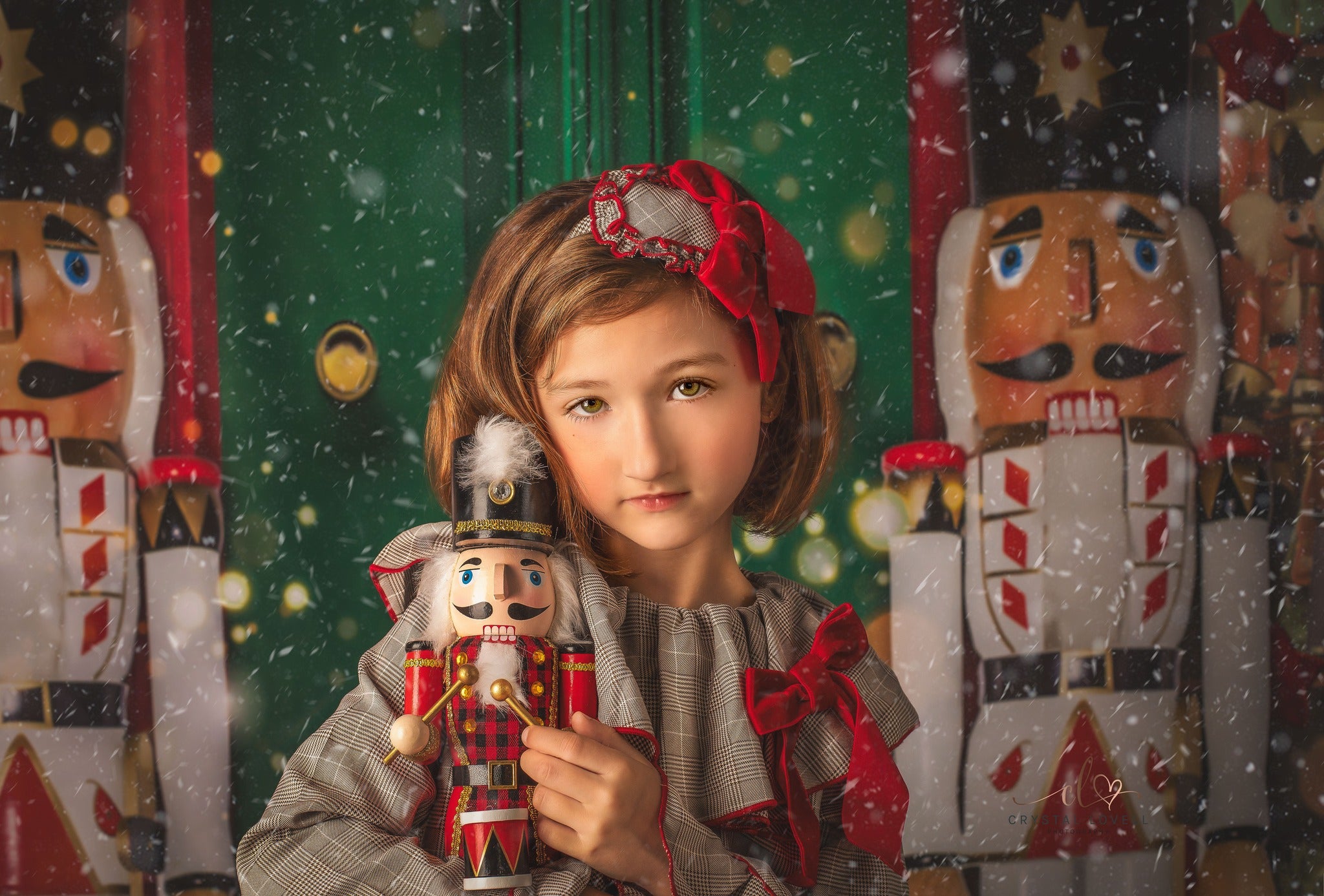 Kate Magasin de Noël Soldat Jouets Casse-Noisette Toile de Fond pour la Photographie - Kate Backdrop FR
