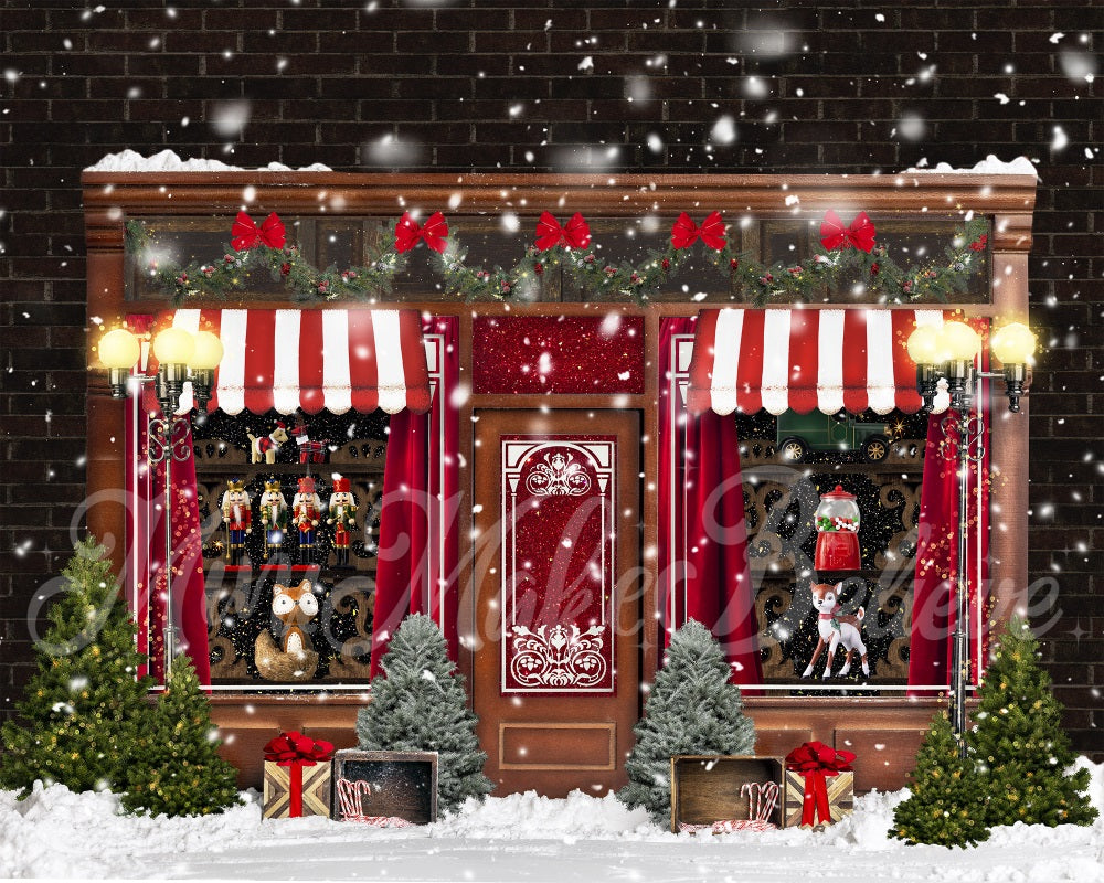 Kate Bonbons Hiver Noël Vacances Toile de fond Conçu par Mini MakeBelieve - Kate Backdrop FR