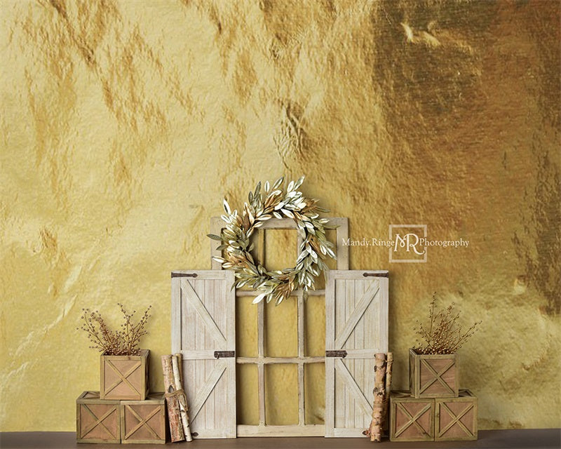 Kate Automne Doré Simple Porte Toile de fond conçue par Mandy Ringe - Kate Backdrop FR