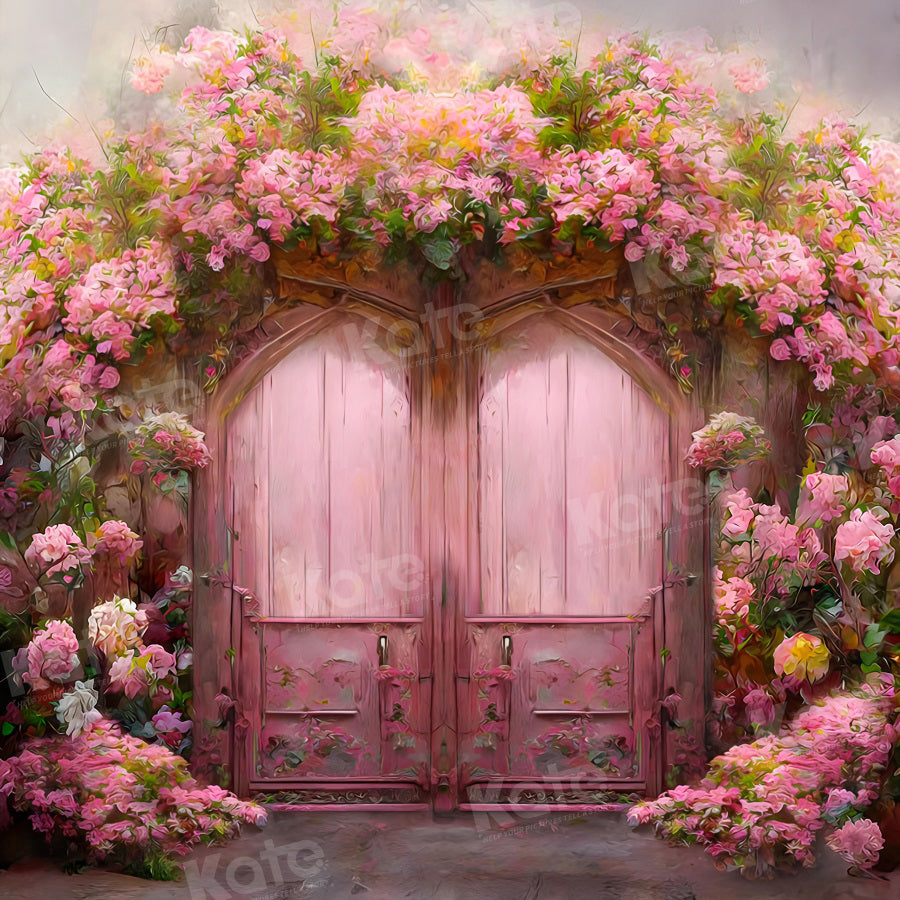 Kate Maison de Fleur Peinture à l'huile Toile de fond pour la photographie - Kate Backdrop FR