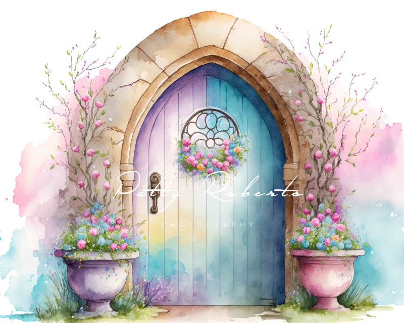 Kate Porte Enchantée Printemps Toile de fond Conçu par Patty Robert - Kate Backdrop FR