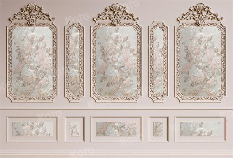 Kate Toile de fond murale florale vintage rose rétro pour la photographie - Kate Backdrop FR