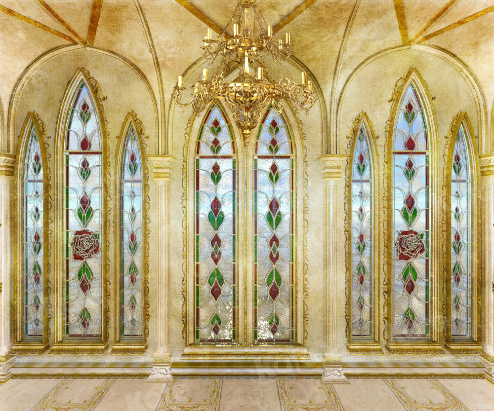 Kate Château Vintage Palais Architecture Toile de Fond pour la photographie - Kate Backdrop FR