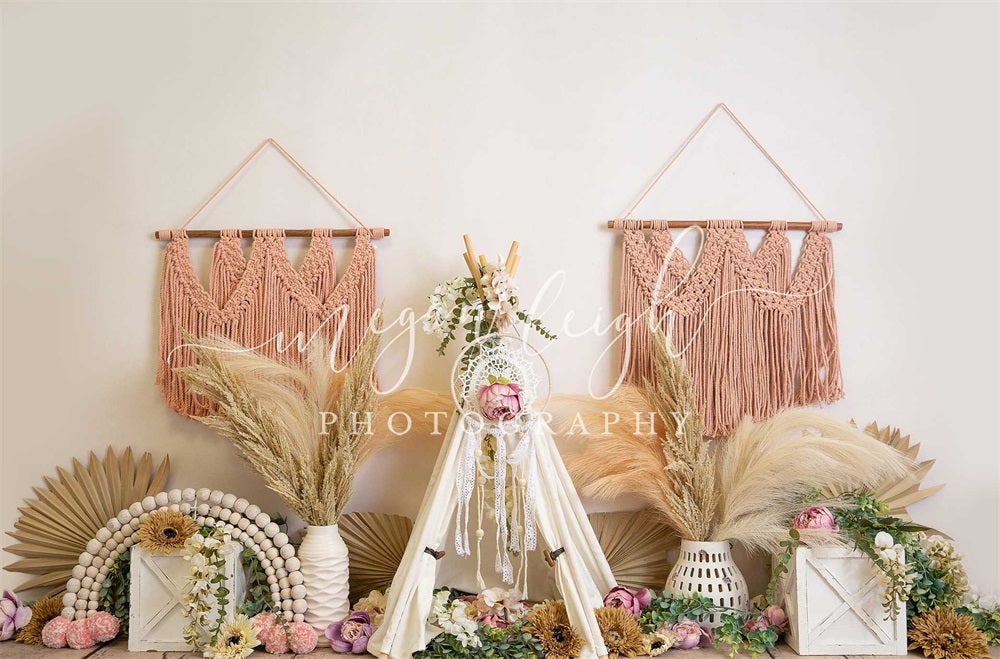 Kate Bohème Oasis Tente Toile de fond conçue par Megan Leigh - Kate Backdrop FR