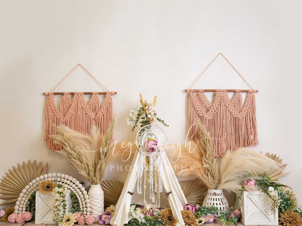 Kate Bohème Oasis Tente Toile de fond conçue par Megan Leigh - Kate Backdrop FR