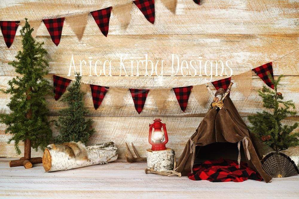 Katebackdrop£ºKate Buffalo Plaid Adventures Christmas Backdrop Designed by Arica Kirby