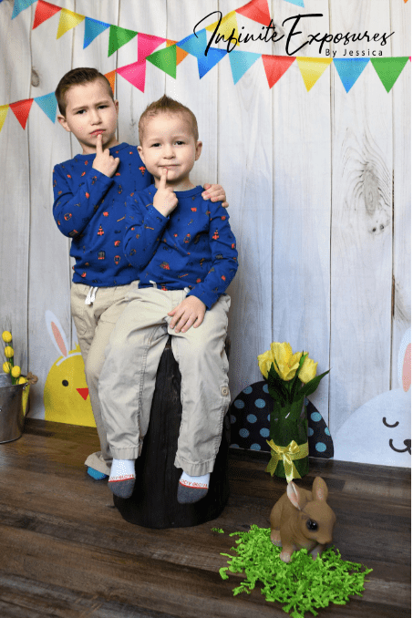 Katebackdrop£ºKate Easter Wood Wall with Eggs and Decorations Backdrop for Photography Designed by JFCC