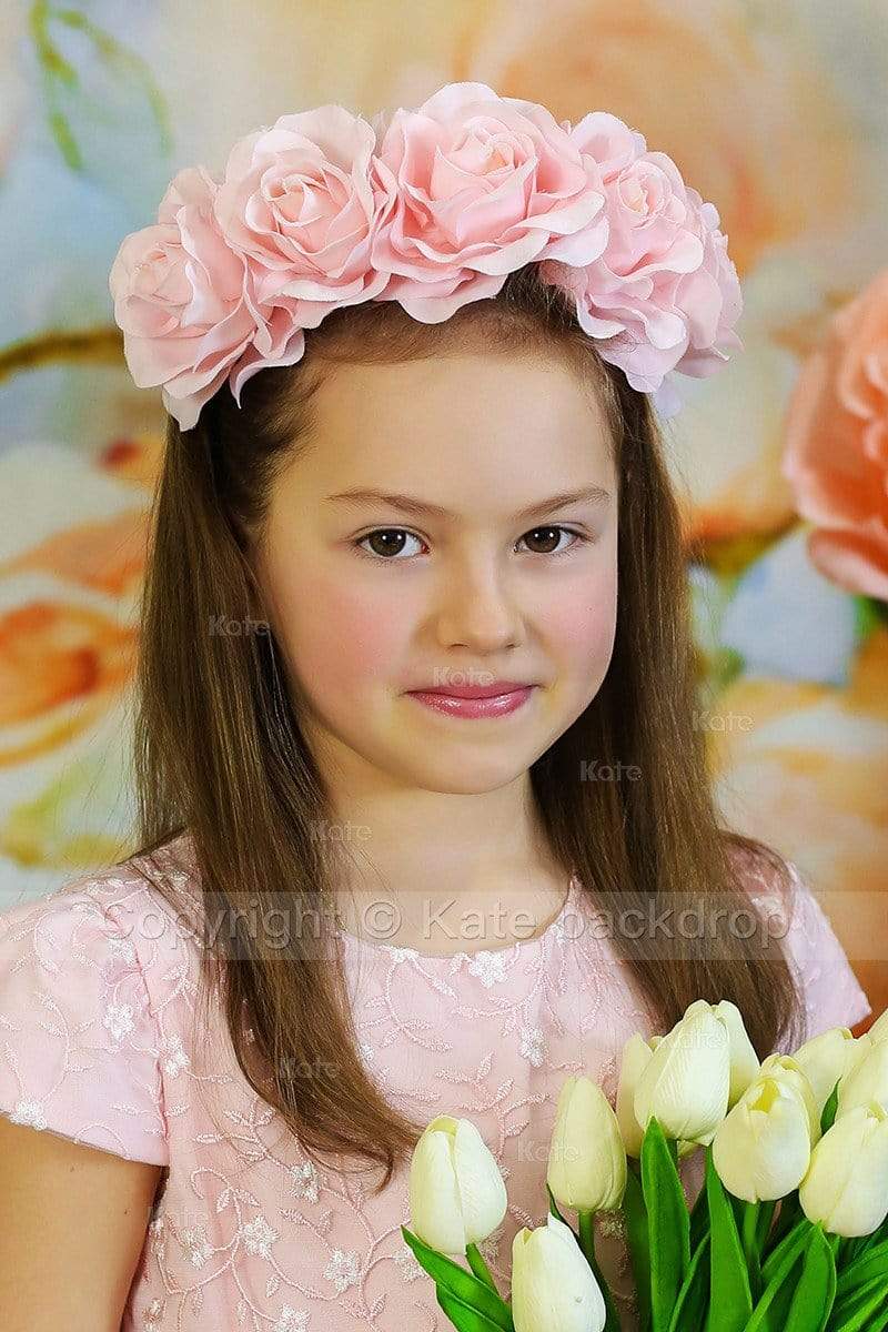 Katebackdrop:Kate Yellow Florals Background Photography Monther's Day Backdrop