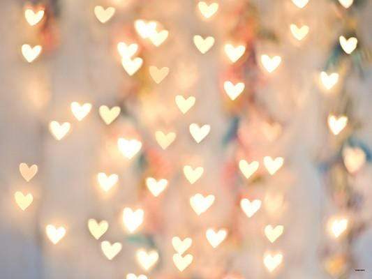Katebackdrop:Kate Light Pink Love Heart Glitter Valentine's Day Backdrops for Photography