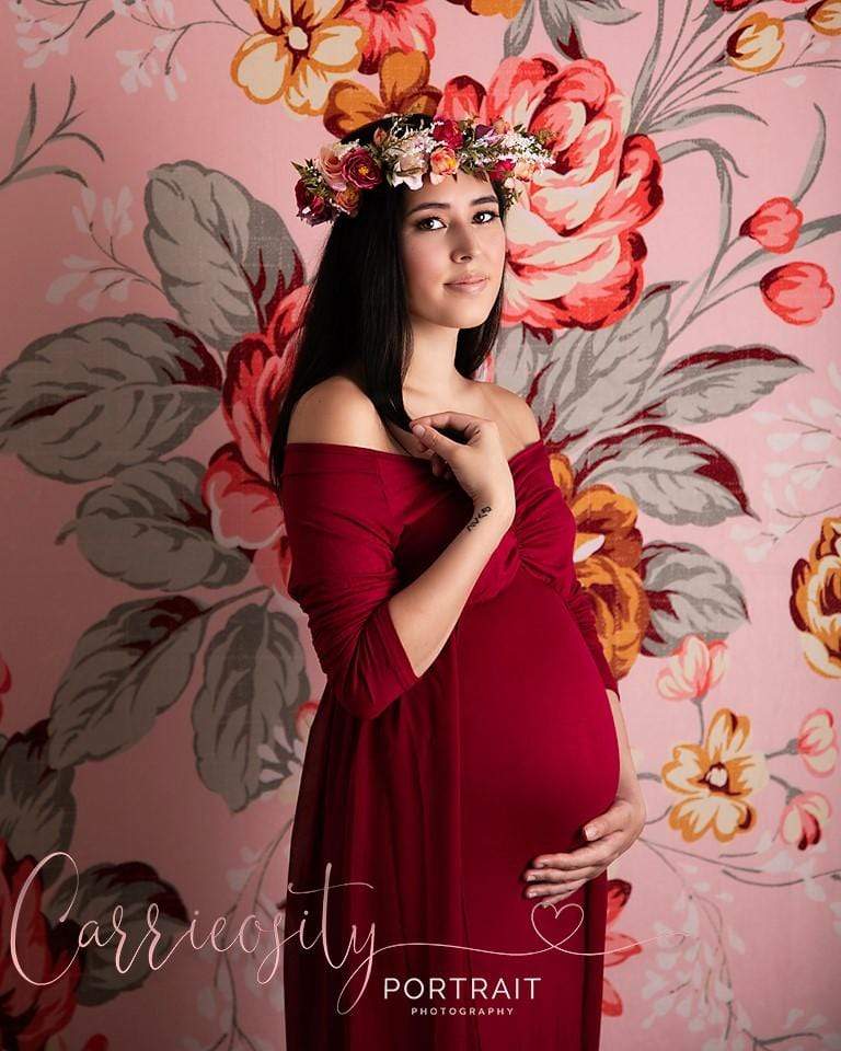 Katebackdrop:Kate Valentine'S Day Pink Florals Photography Backdrop