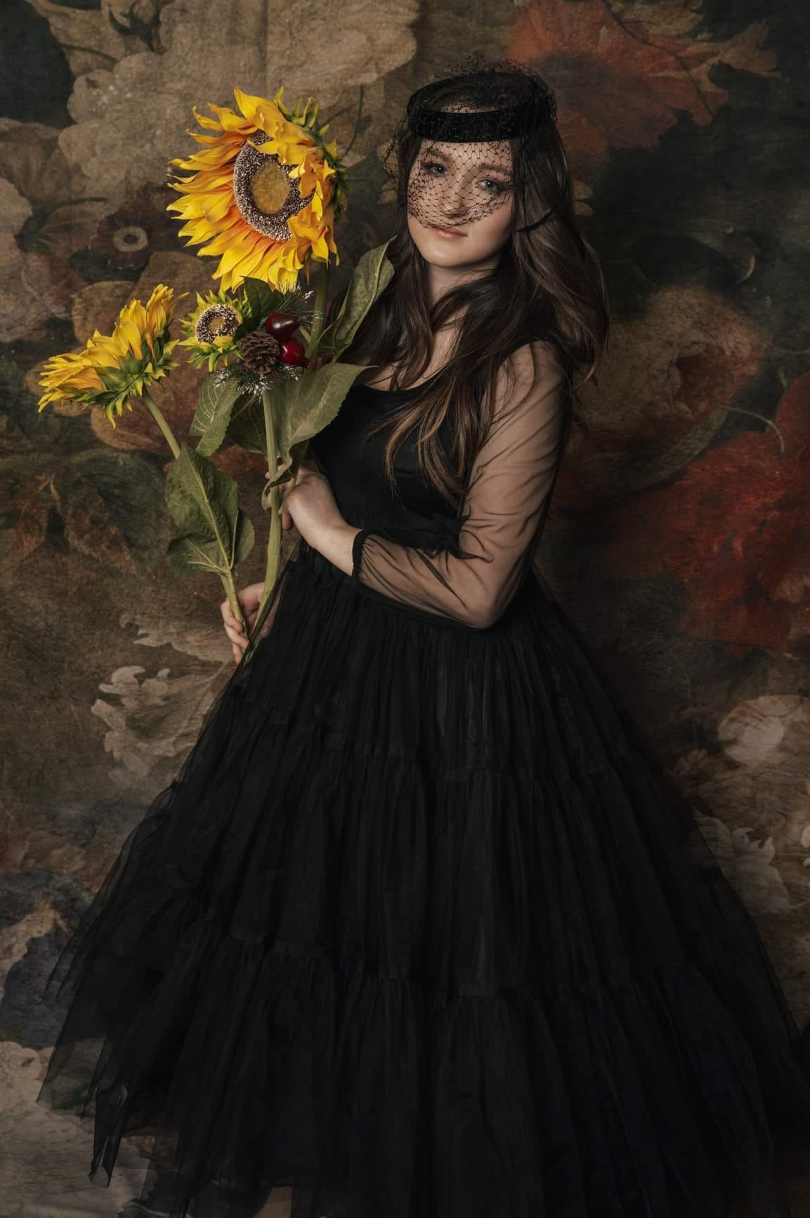 Kate Beaux-Arts Fleurs Rétro Toile de fond pour la photographie - Kate Backdrop FR