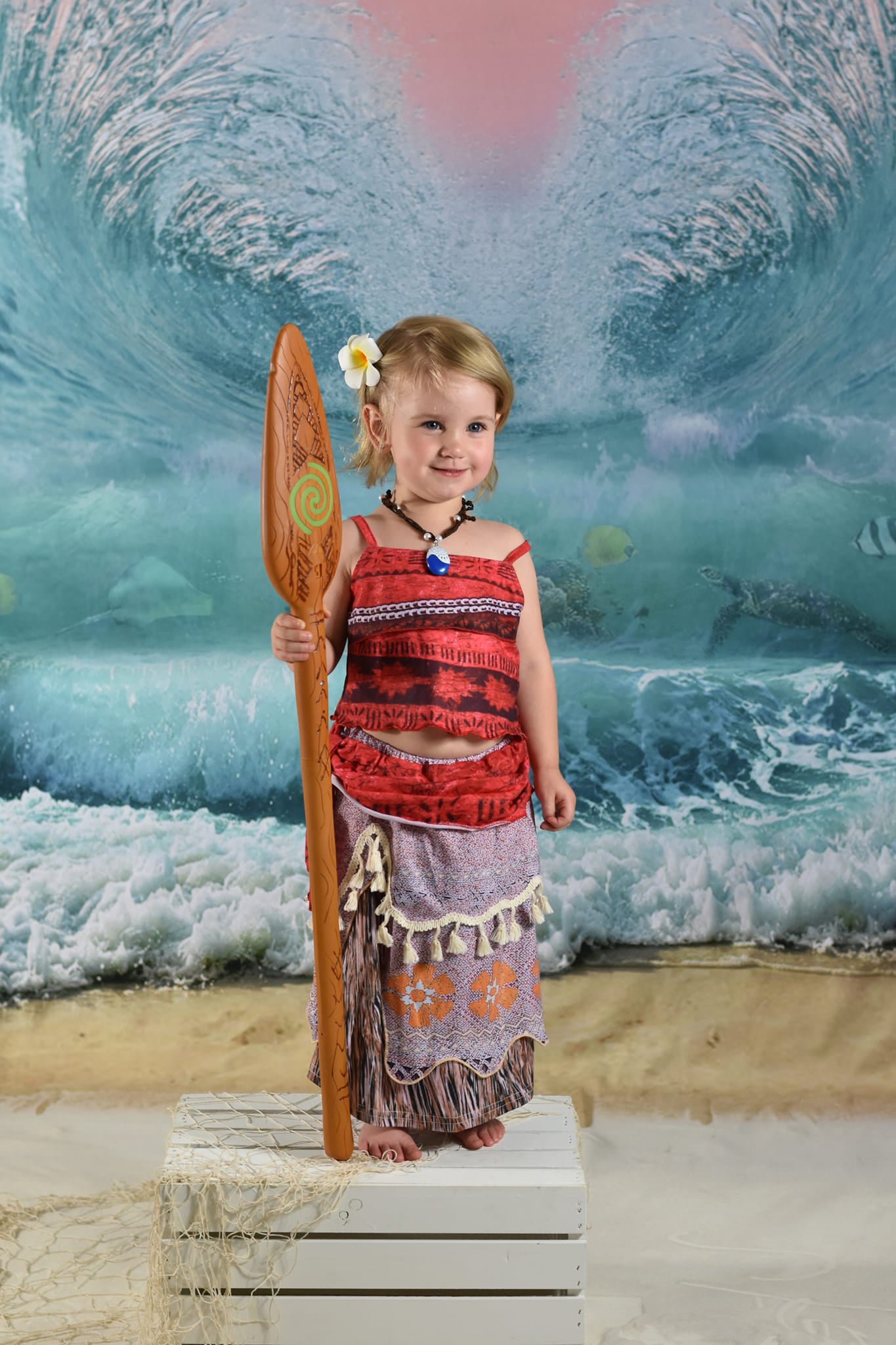 Kate Été Plage Vagues Bleu Vacances Toile de fond conçue par Rosabell Photographie - Kate Backdrop FR