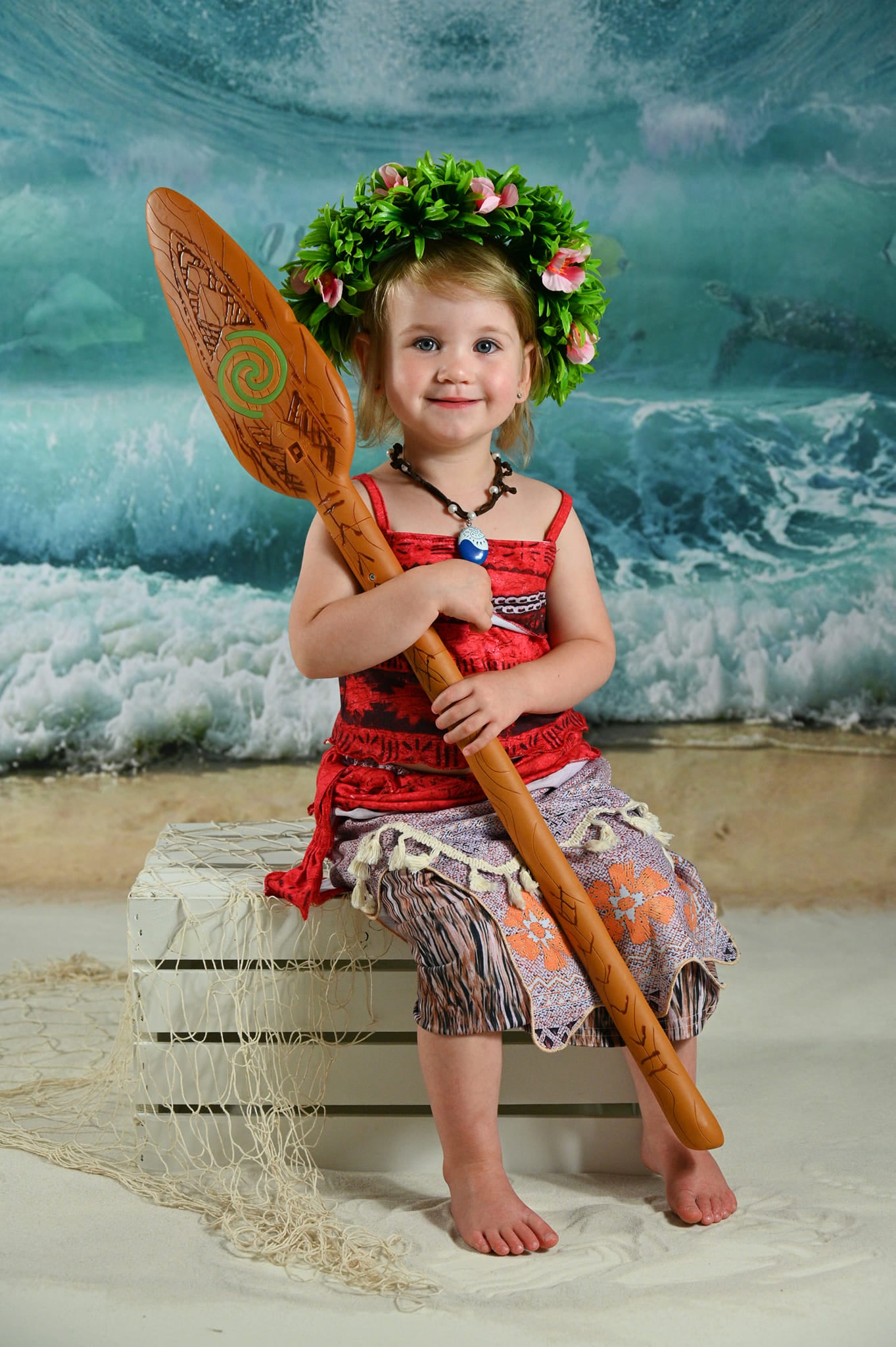 Kate Été Plage Vagues Bleu Vacances Toile de fond conçue par Rosabell Photographie - Kate Backdrop FR