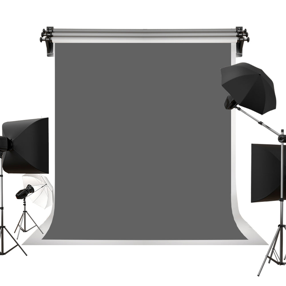 Kate Couleur unie Gris Toile de fond Photographie de portrait - Kate Backdrop FR