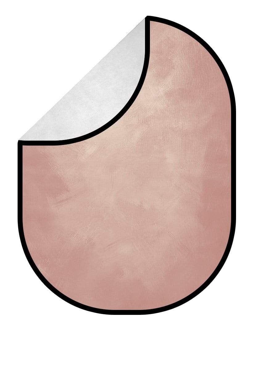Katebackdrop£ºKate Fine Art Textured Pink / Light Grey Collapsible Backdrop Photography 5X6.5ft(1.5x2m)