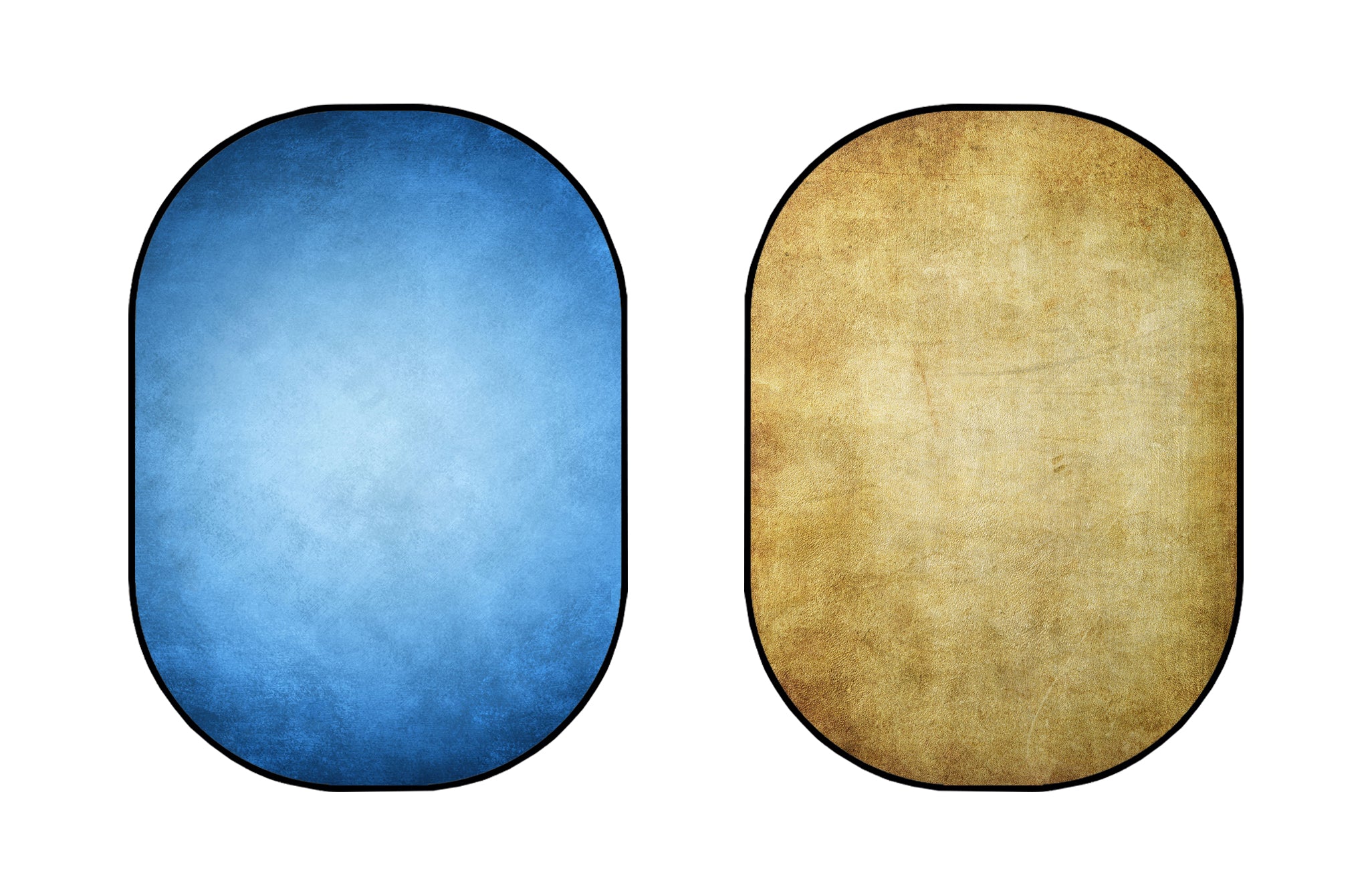 Kate Double-face Marron terreux/Bleu clair Photographie Toile de fond Pliable 5x6.5pi(1.5x2m) - Kate Backdrop FR