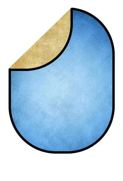 Katebackdrop£ºKate Earth Brown Mixed with a Little Green/Light Blue Texture Collapsible Backdrop Photography 5X6.5ft(1.5x2m)