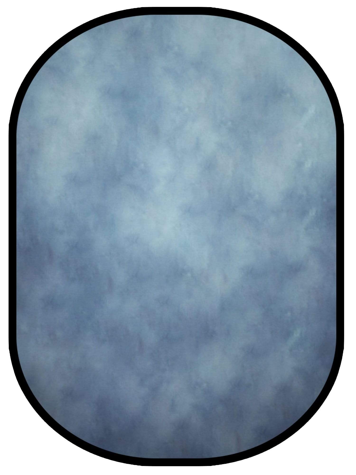Katebackdrop£ºKate Blue Texture/Light Creamy-White Wooden Collapsible Backdrop Photography 5X6.5ft(1.5x2m)