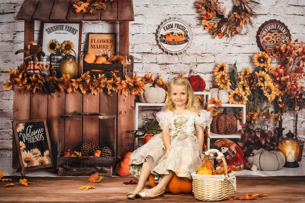 Kate Halloween Marché Automne Toile de fond conçue par Rose Abbas - Kate Backdrop FR
