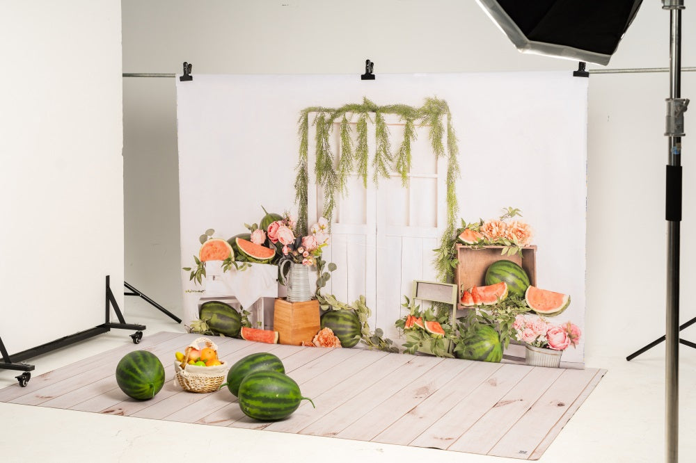 Kate Temps des Pastèque Été Porte Toile de fond conçue par Jia Chan Photography - Kate Backdrop FR