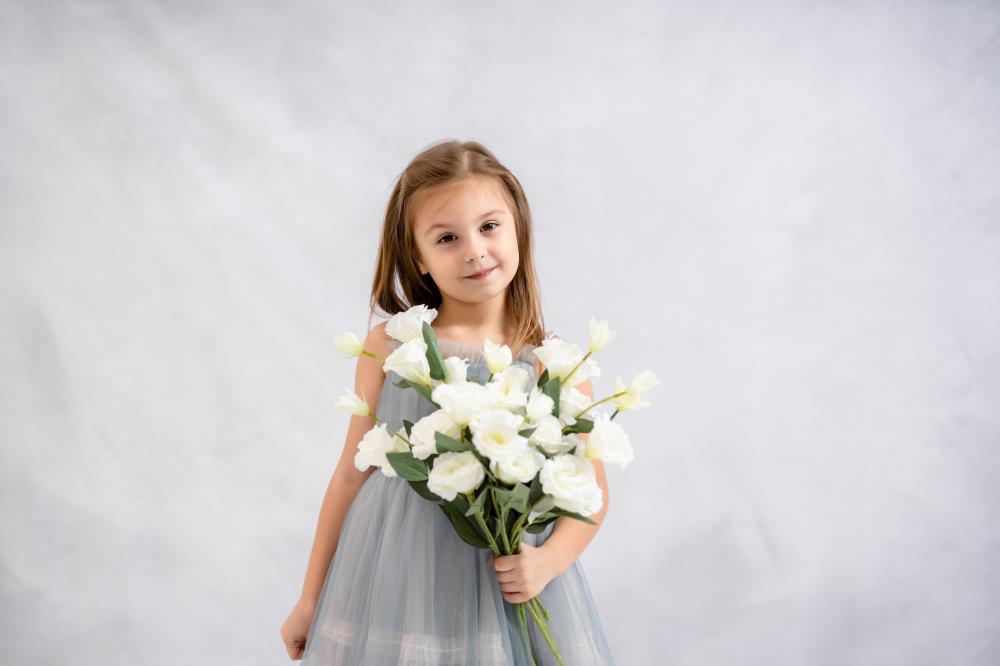 Kate Texture Abstrait Tons gris Beaux-arts Toile de fond conçue par Veronika Gant - Kate Backdrop FR