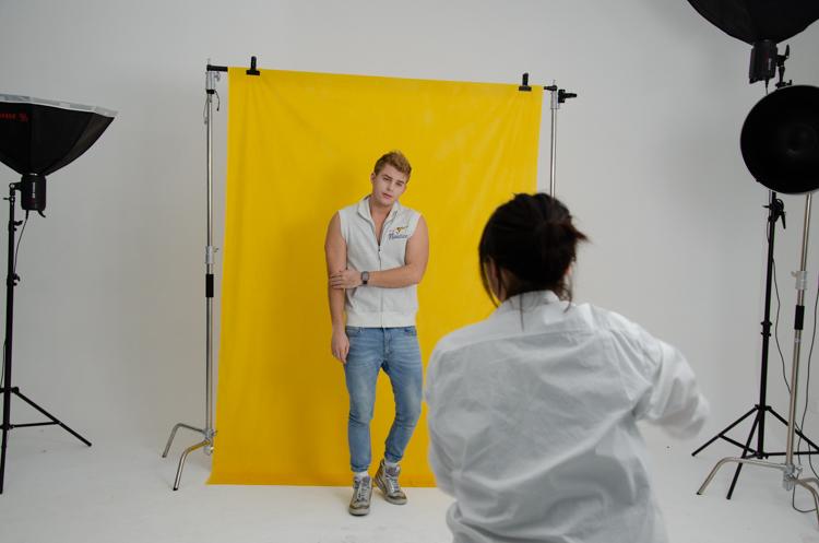 Kate Couleur unie Jaune Toile de fond Photographie de portrait - Kate Backdrop FR