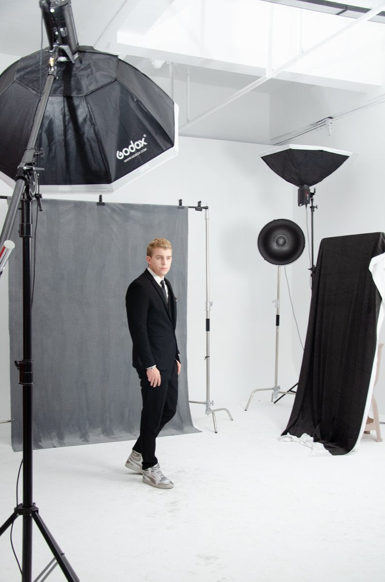 Kate Couleur unie Gris Toile de fond Photographie de portrait - Kate Backdrop FR