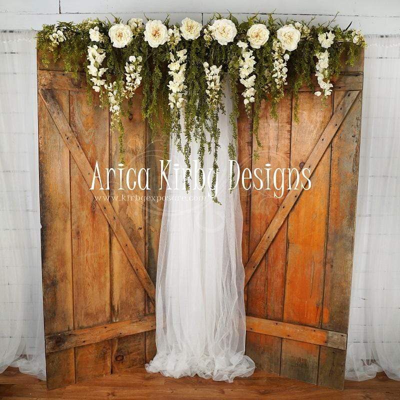 Katebackdrop£ºKate Enchanted Cottage Spring Floral Doors Backdrop designed by Arica Kirby