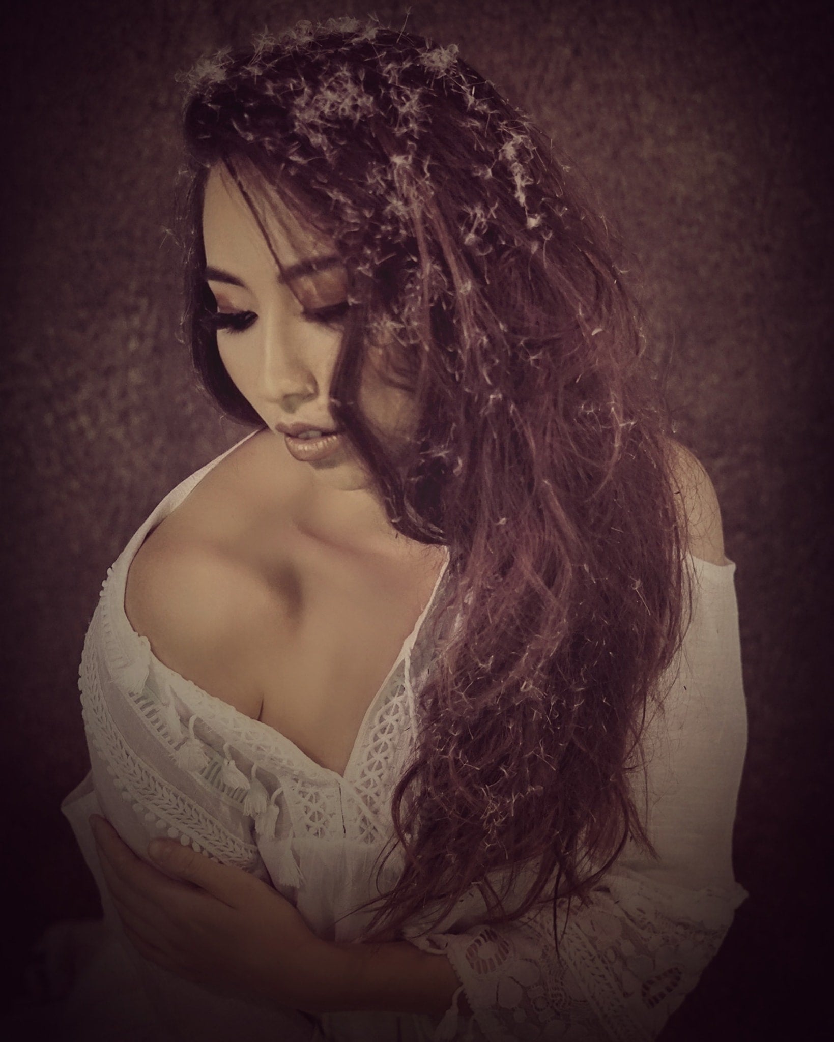 Kate Sweep Mur-à-Sol marron vieux maître texturé toile de fond pour la photographie - Kate Backdrop FR