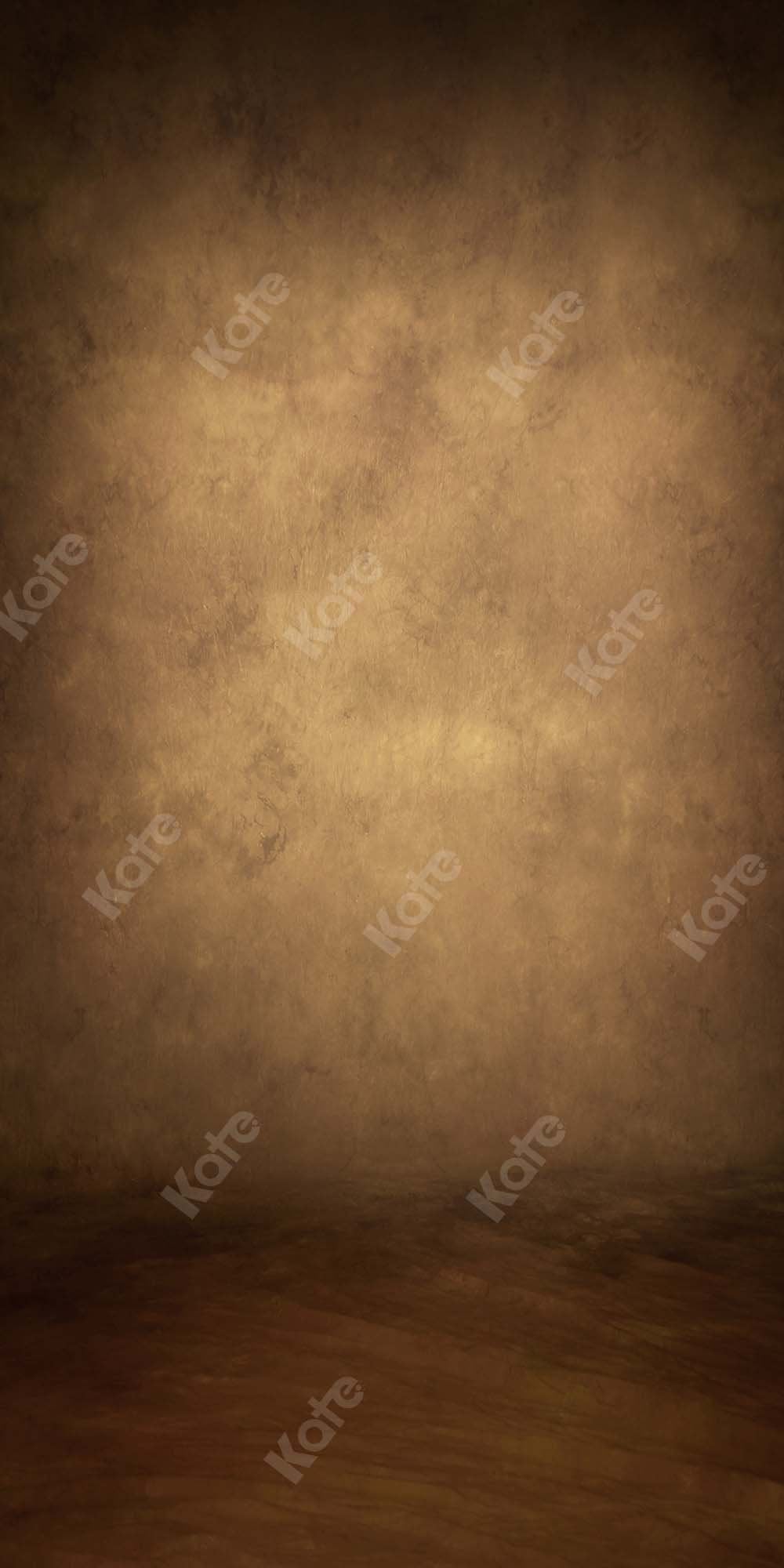 Kate Sweep Mur-à-Sol Abstrait Old master Marron Toile de fond pour la photographie - Kate Backdrop FR