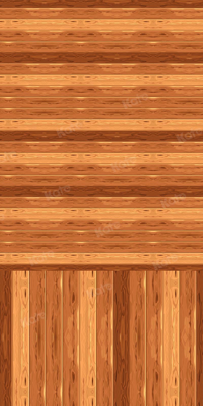 Kate Balayage la toile de fond en bois ton orange pour la photographie conçue par Kate Image
