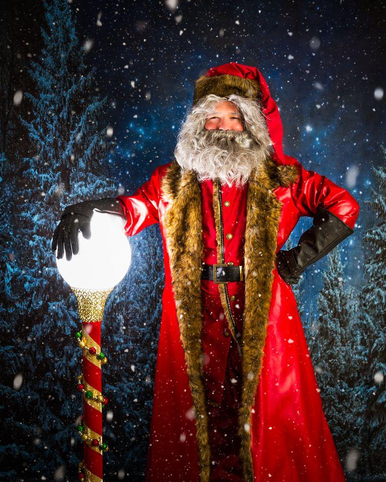 Kate Noël Ciel étoilé Forêt Neige Nuit Hiver Toile de fond pour la photographie - Kate Backdrop FR