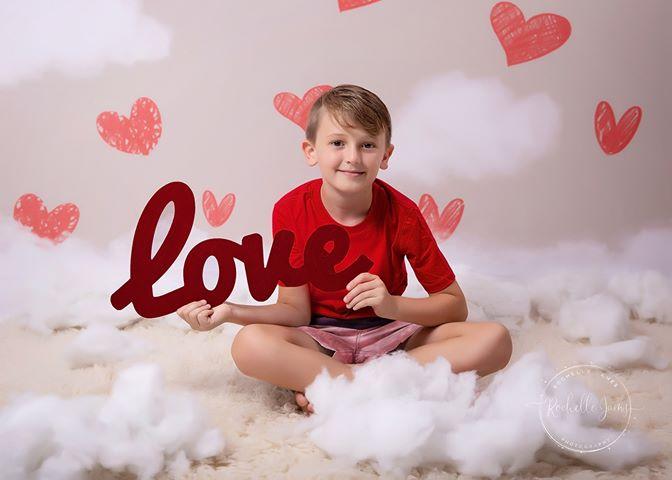 Katebackdrop£ºKate La Saint-Valentin Red Hearts Backdrop Designed By Jerry_Sina