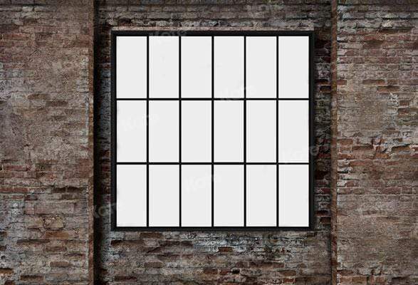 Kate mur de briques avec fond de fenêtre pour la photographie - Kate Backdrop FR