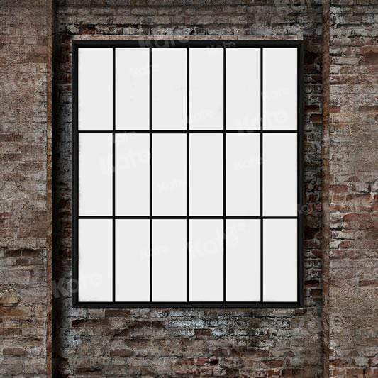 Kate mur de briques avec fond de fenêtre pour la photographie - Kate Backdrop FR