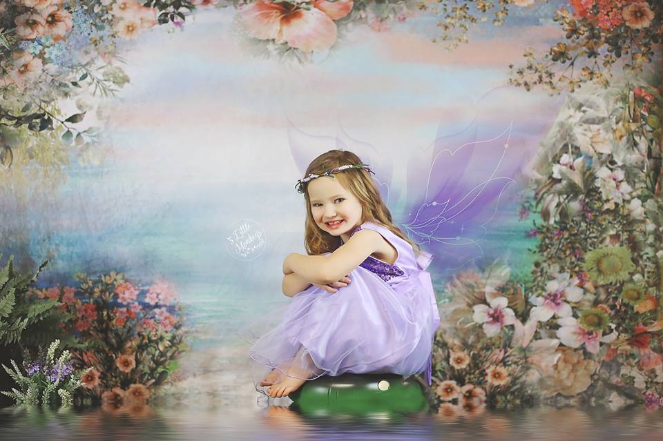 Katebackdrop£ºKate Vintage Flowers Bokeh Smog Backdrop for Photography Designed by JFCC