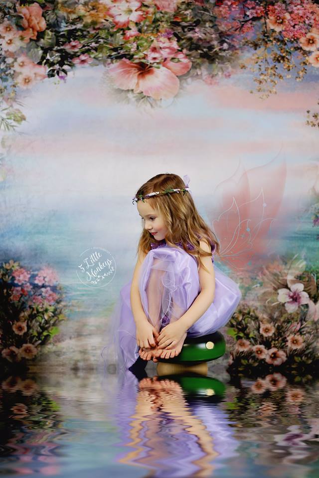 Katebackdrop£ºKate Vintage Flowers Bokeh Smog Backdrop for Photography Designed by JFCC