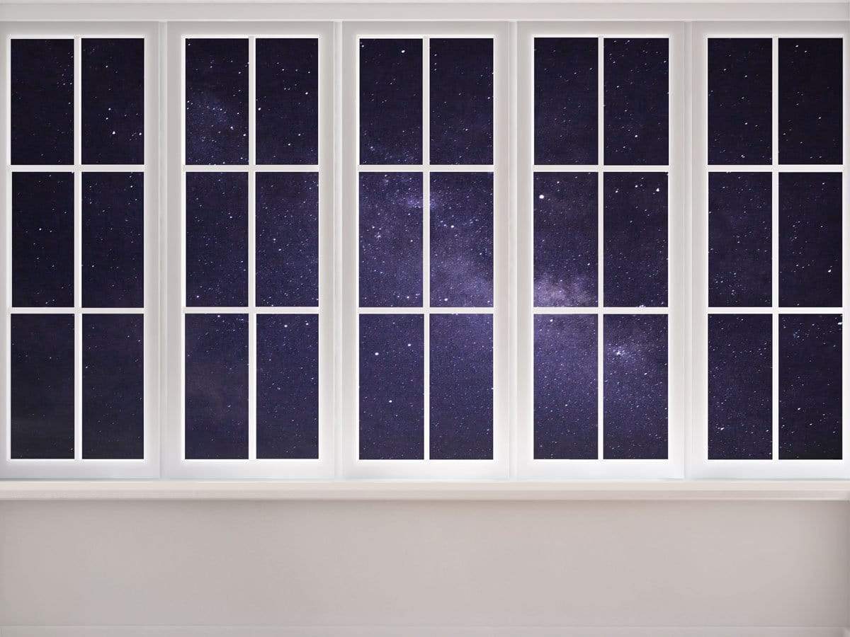 Katebackdrop£ºKate Starry Sky Outside Window Children Backdrop for Photography Designed by JFCC